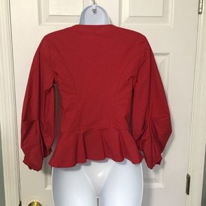 Haut Corset BEBE Avec Bordure Festonnée – Taille XS, Neuf Avec étiquettes, Style Top Blouse !